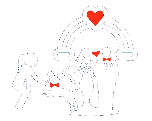 Icono del servicio anillos ceremonia de perros en bodas de yes we pet con Dog Wedding Planner