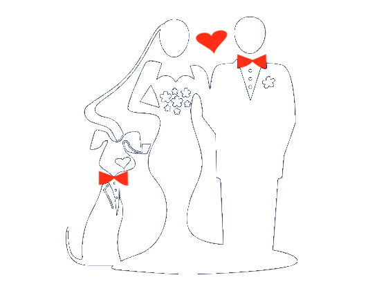 Icono del servicio de cuidadores de perros en bodas de yes we pet con Dog Wedding Planner